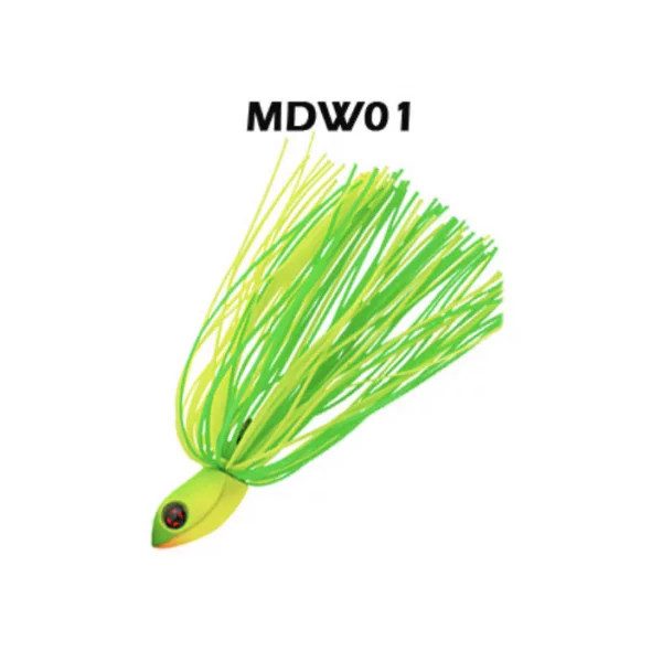 Sakura Bellamy Swim Jig Hot Chart 21gr Główka jigowa Z gumową spódnicą