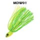 Sakura Bellamy Swim Jig Hot Chart 21gr Główka jigowa Z gumową spódnicą