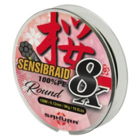   Sakura Sensibraid 8 plecionka - WIELOKOLOROWA 300 M - 0.14 mm / 25Lbs