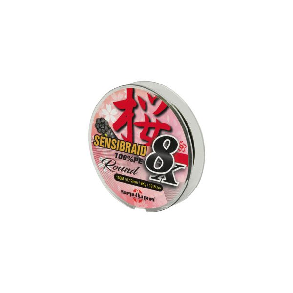 Sakura Sensibraid 8 plecionka - WIELOKOLOROWA 300 M - 0.25 mm / 50Lbs