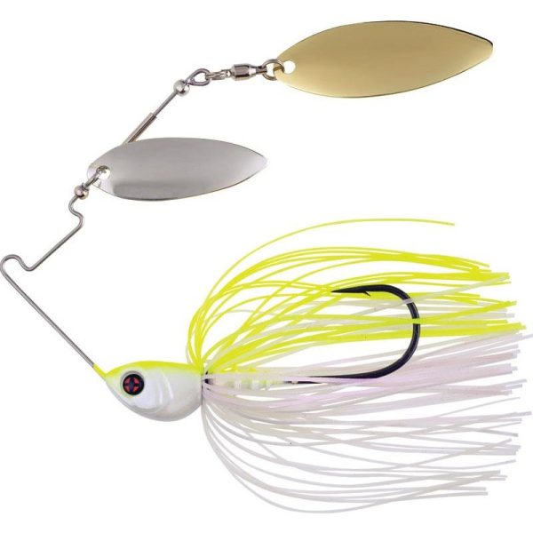 Sakura Cajun Spinnerbait DW Spinnerbait Jc2 (White & Chart) - 14gr