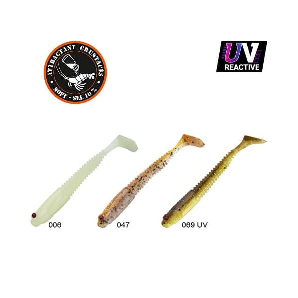 Sakura Gobygo 85 Gumowa przynęta Clear Water Pack 1 85mm - 6 szt.