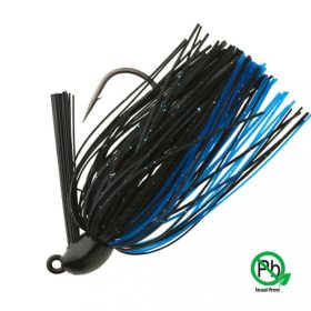   Sakura - TUNGSTEN SWIM JIG 1/4 OZ - 7,2G #BB (Fekete Kék) - Szoknyás JIG fej