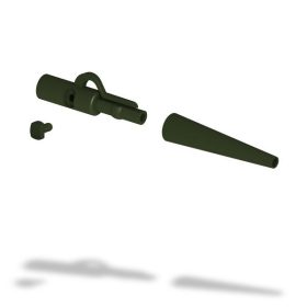 Lead Clip Kit 6 szt. Klipsów z Gumową Stożkową i Kolcem