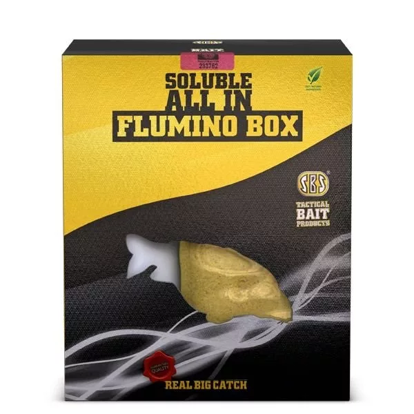 SBS Soluble All In Flumino Box Cranberry Zestaw Przynęt 1kg+500ml