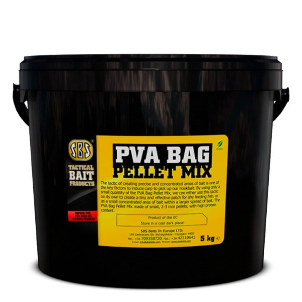 SBS PVA Zsák Pellet Mix 1kg Ananász