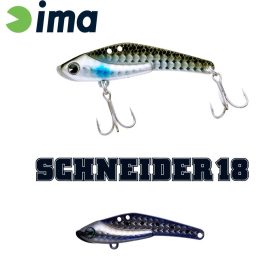   Ima Schneider 18 6,8cm 18gr 018 Czarny & Czarny Sztuczna przynęta