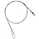 SERT - 7 STRAND TRACE + SWIVEL AND SNAP LINK - 50CM - 7KG - Przypon odporny na przegryzienie