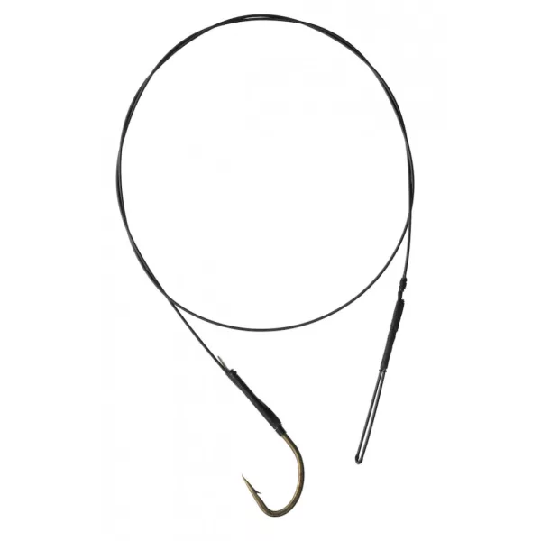SERT - 7 STRAND TRACE WITH SINGLE HOOK - 60CM -9KG - Przypon odporny na przegryzienie