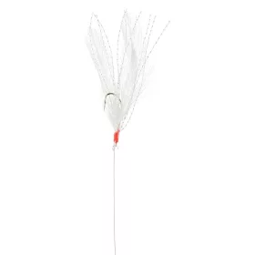   SRT Sabiki White Feathers 135cm 5H 2/0 Gotowy przypon z haczykiem 5 szt.