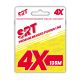 Sert Tresse 4x SRT Fluo Yellow Żyłka pleciona 0,18mm 135m
