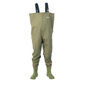 SRT Fisker Army Green PVC Waders Spodniobuty 46-47