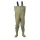SRT Fisker Army Green PVC Waders Wodery 42-43
