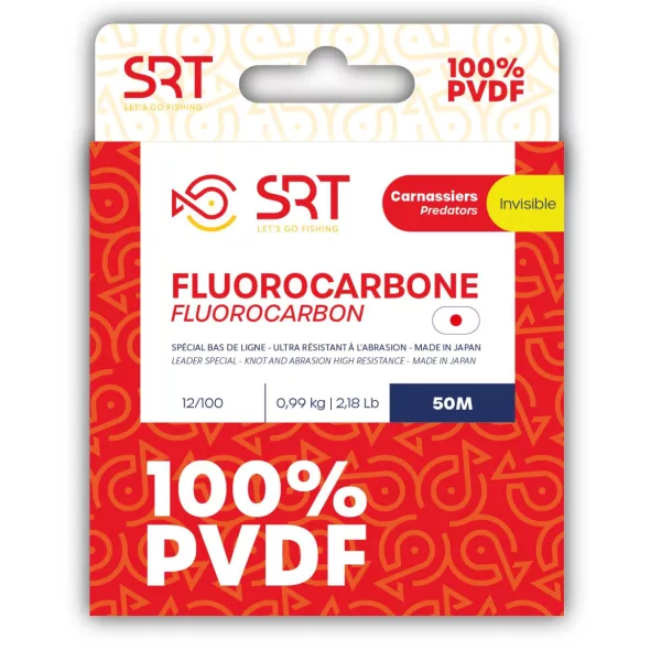 Sert Fluorocarbon SRT 100% PVDF 0,22mm 50m Fluorocarbonowa żyłka przyponowa