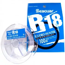   Seaguar R18 Fluoro Hunter Tact PE 0,117mm 100m Fluorocarbon Linka przyponowa
