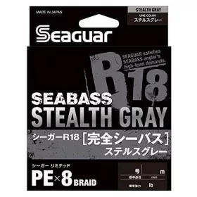   Seaguar R18 Kanzen Seabass Stealth Gray 150m 1,0Gou Plecionka