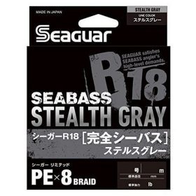   Seaguar R18 Kanzen Seabass Stealth Gray 150m 1,5Gou Plecionka