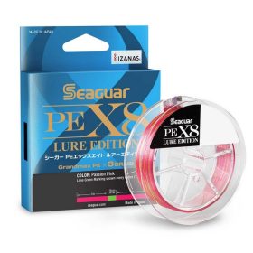   Seaguar PE X8 Lure Edition Czerwona 0,205mm 150m Pleciona żyłka główna