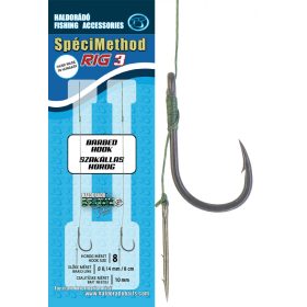   Haldorádó SpéciMethod Rig3 Braid 8 Przypon pleciony z hakiem z oczkiem i zadziorem