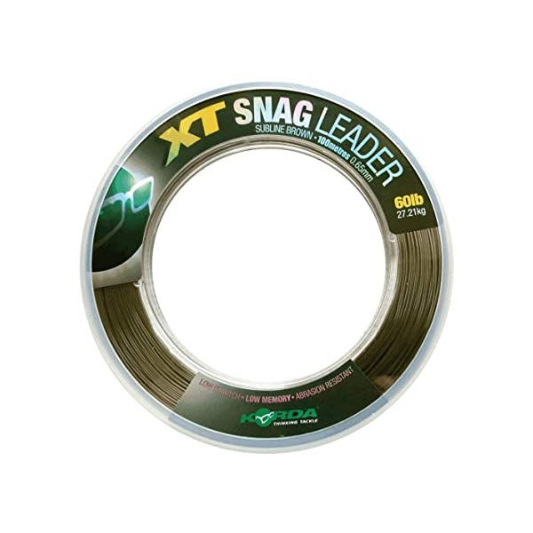 Korda XT Snag Leader 0,60mm 60lb Nylon 100m - przypon karpiowy