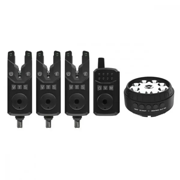 Sonik SKS2 Bite Alarms 3+1 Bivvy Lamp Elektryczny Zestaw Sygnalizatorów Brań