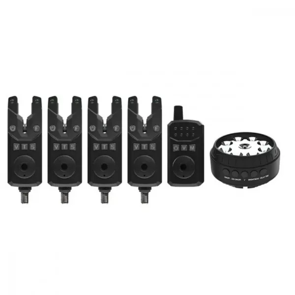 Sonik SKS2 Bite Alarms 4+1 Bivvy Lamp Elektryczny Zestaw Sygnalizatorów Brań