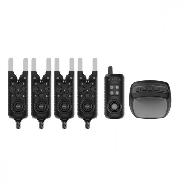 Sonik Gizmo2 Bitealarms 4+1 + Bivy Lamp Elektryczny Zestaw Sygnalizatorów Brań