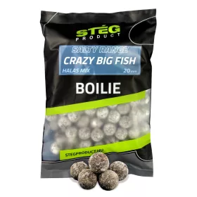   Stég Seria słonych kulek proteinowych - Szalona Duża Ryba Mieszanka Rybna 20mm 800g