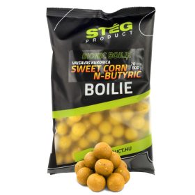 Stég Bionic Boilies 20mm Kukorica-Vajsav Etető Bojli 800gr