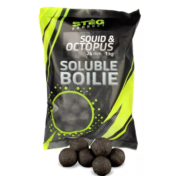 Stég Product Rozpuszczalna Kulka proteinowa 24mm Kałamarnica-Ośmiornica 1kg