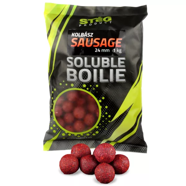 Stég Product Rozpuszczalna Kulka proteinowa 24mm Kiełbasa 1kg
