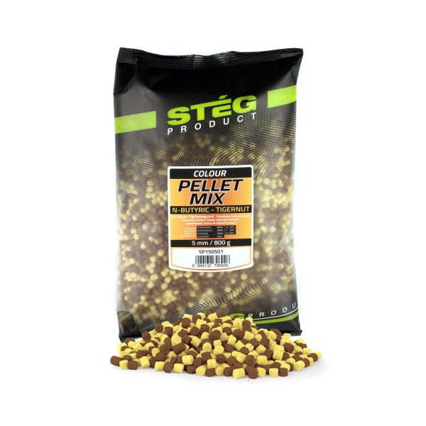 Stég Mieszanka Pelletów 5mm Kwas Masłowy-Orzech Tygrysi Pellet 800gr