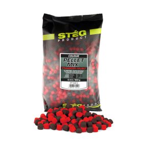 Stég Mieszanka Pelletów 8mm Truskawka-Halibut Pellet 800gr