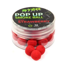 Stég Pop Up Smoke Ball Truskawka 12mm Pop Up 10gr