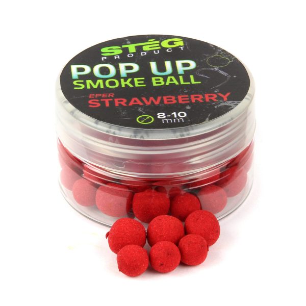 Stég Pop Up Smoke Ball Truskawka 8-10mm Pop Up 10gr