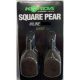 Korda Square Pear Swivel Blister Ciężarek karpiowy 70gr