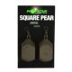 Korda Square Pear Swivel Blister Ciężarek karpiowy 142gr