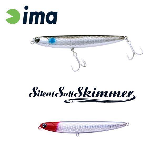 Ima Silent Salt Skimmer 11cm 13gr 101 Red Head Wobler
