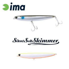   Ima Silent Salt Skimmer 11cm 13gr 102 Chart Back Pearl Wobbler