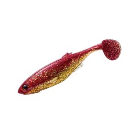   Major Craft Stabi Shad Fat 10,2cm #001 Red Gold Gumowa Rybka 4szt