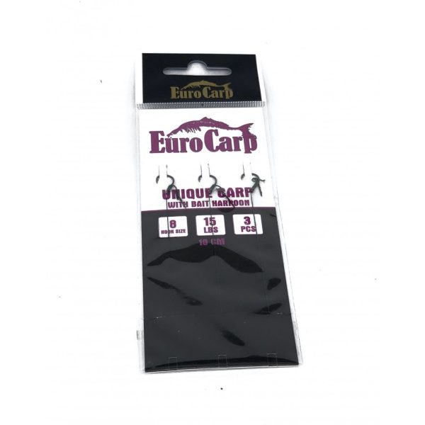 EuroCarp Przedwiązany Pleciony Przypon Feederowy Ze Szpikulcem na Przynęty - Unique Carp 8