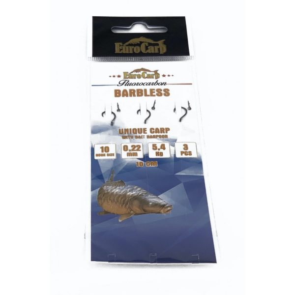 EuroCarp Przedwiązany Monofilamentowy Przypon Feederowy Ze Szpikulcem na Przynęty - Unique Carp 10