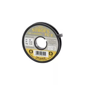   Stroft FC2 Kristálytiszta Áttetsző 0,20mm 25m Fluorocarbon Előkezsinór