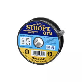   Stroft GTM Kékes Szürke Áttetsző 0,22mm 25m Monofil Előkezsinór