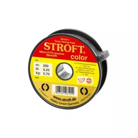 Stroft Color Red Piros 0,25mm 200m Monofil Főzsinór