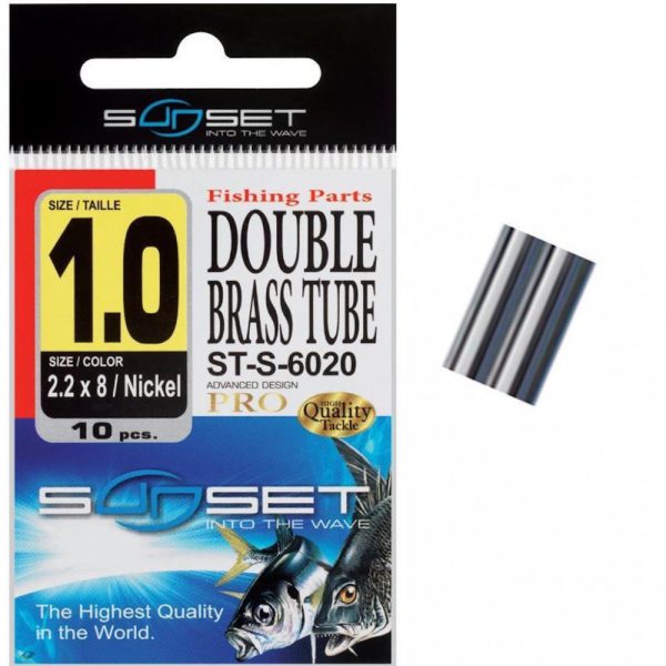 Sunset - PODWÓJNE ZACISKI ST-S-6020 1.8X3.8 10 X10 - Rurka zaciskowa