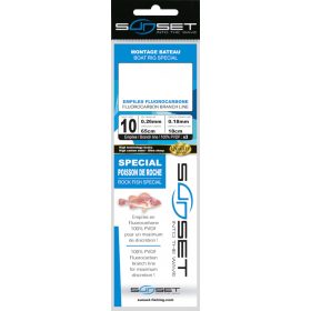   Sunset - BDL BOAT RS COMPETITION SPECIAL POISSON DE ROCHE / FLUORO 3X18 N10 - Przypon - Przypon morski