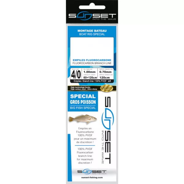 Sunset BDL Boat RS Competition Trainard Special Gros Poisson Zestaw Morski