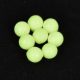 Sunset - BEADS FLOATING ROUND LUMINOUS GREEN 8mm X20 - Stoper