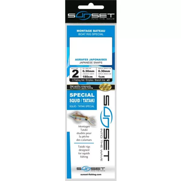 Sunset Boat Rig RS Competition Special Tataki 2 Snaps Sea Rig 2pcs